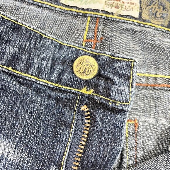 Y2K American Rag CIE Jeans Womens 9 Boot Cut Sequin Low Rise Western Retro Bling - Picture 9 of 11